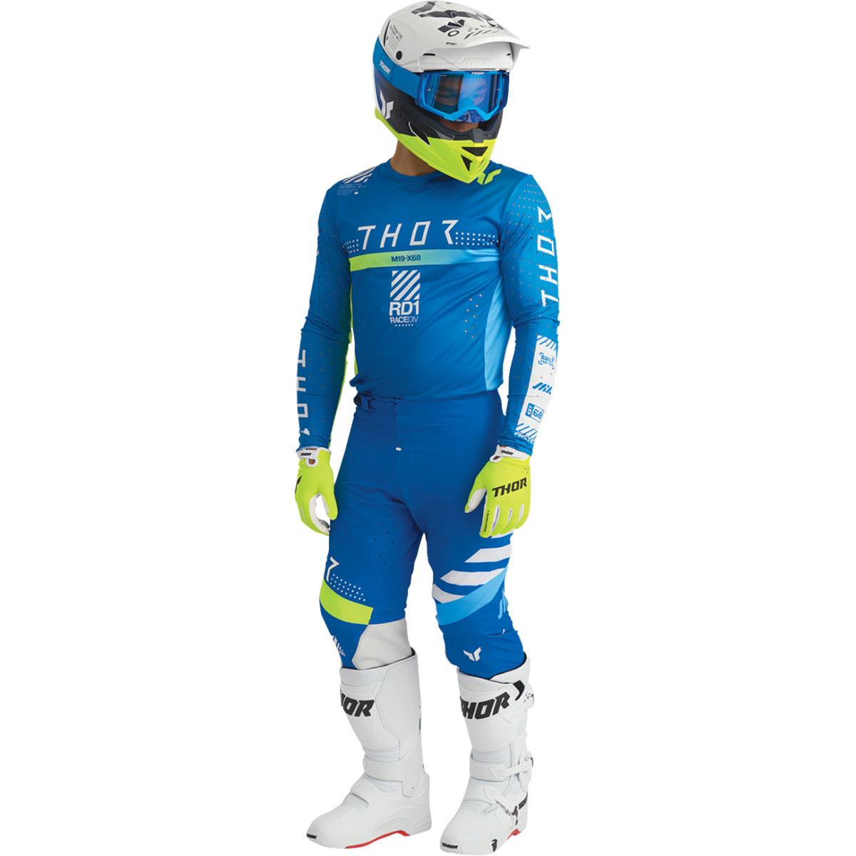 Thor - Sportmode Synth Pants - Blue - US 36