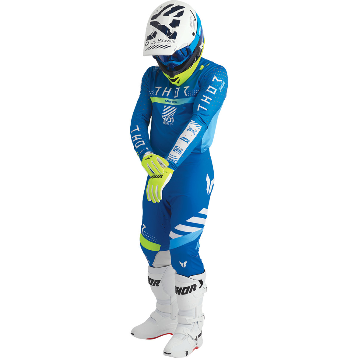 Thor - Sportmode Synth Pants - Blue - US 38