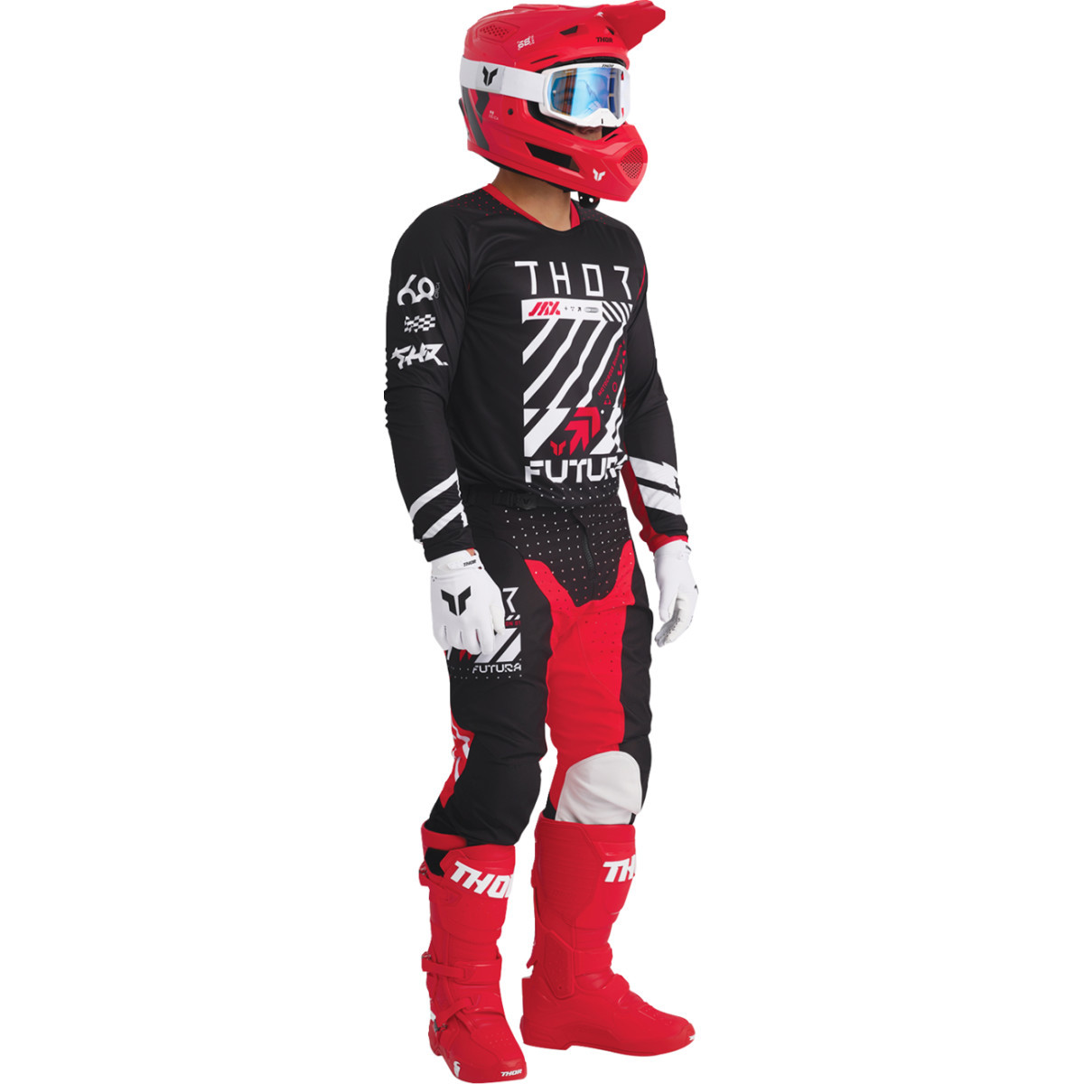 Thor - Launchmode Futura Pants - Black/Red - US 28