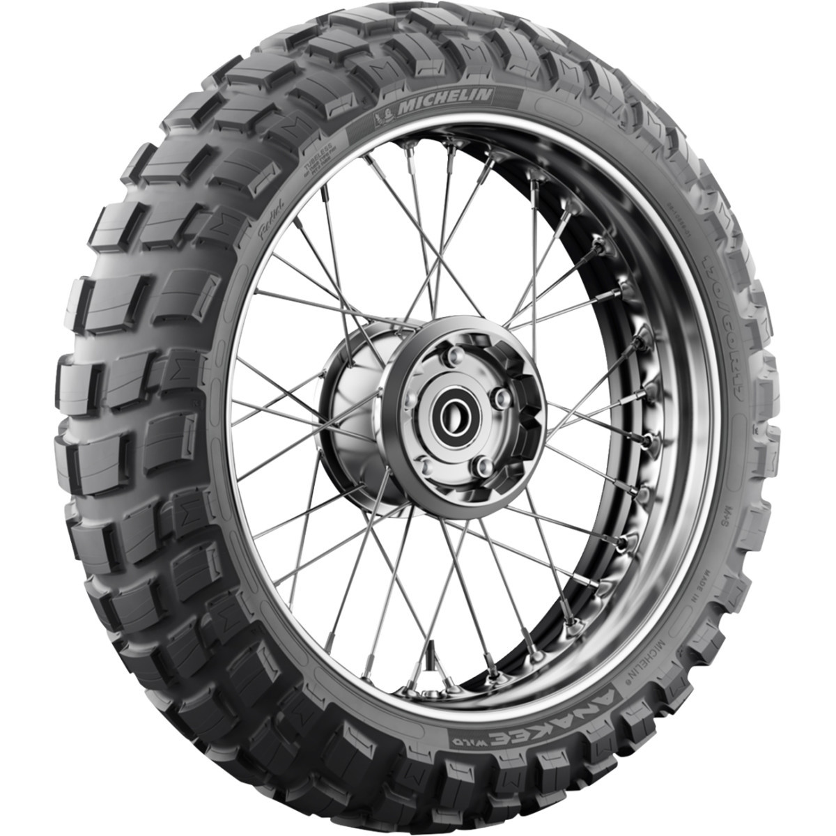 Michelin #28092 - Tire - Anakee Wild - Rear - 130/80-18 - 66S