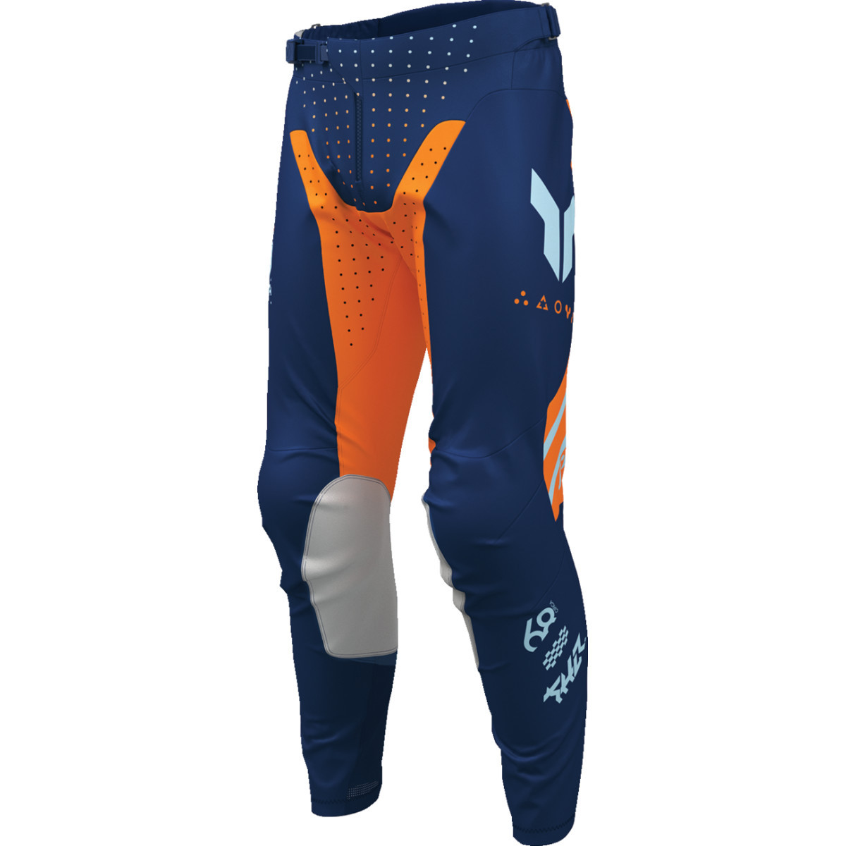 Thor - Launchmode Futura Pants - Navy/Orange - US 36