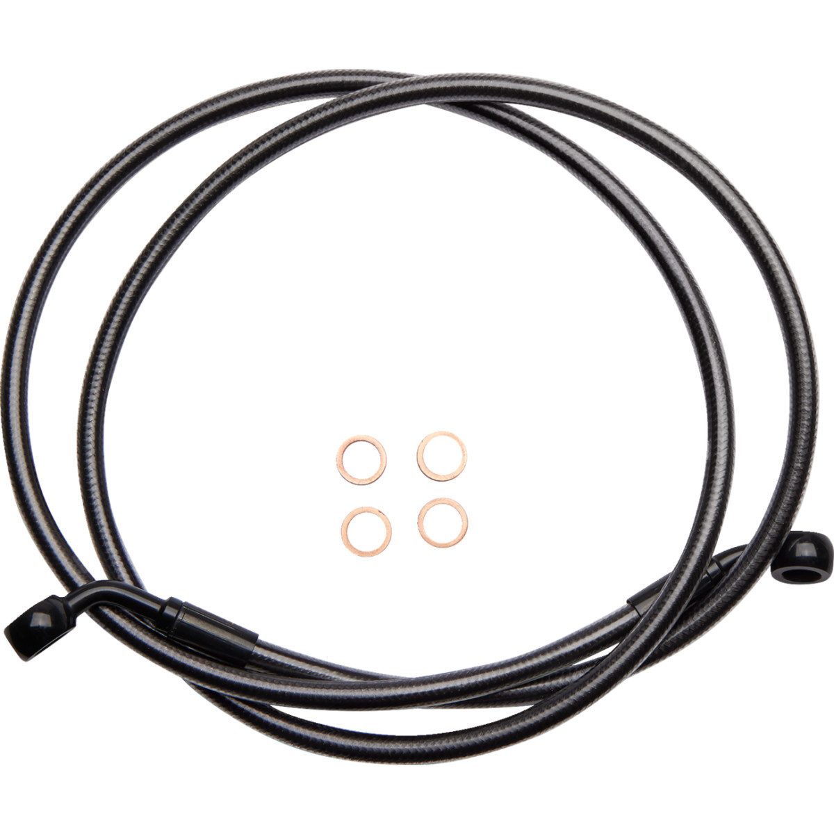 Magnum Shielding #46854SW - Brake Line - 35/60° - 54" - Black Pearl