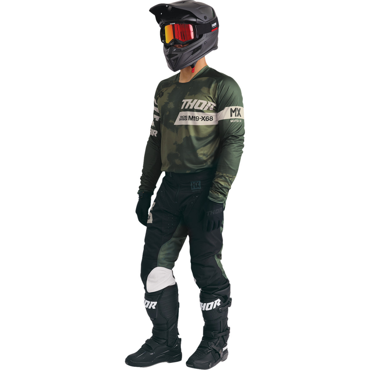 Thor - Launchmode Bleach Pants - Black/Camo - US 38