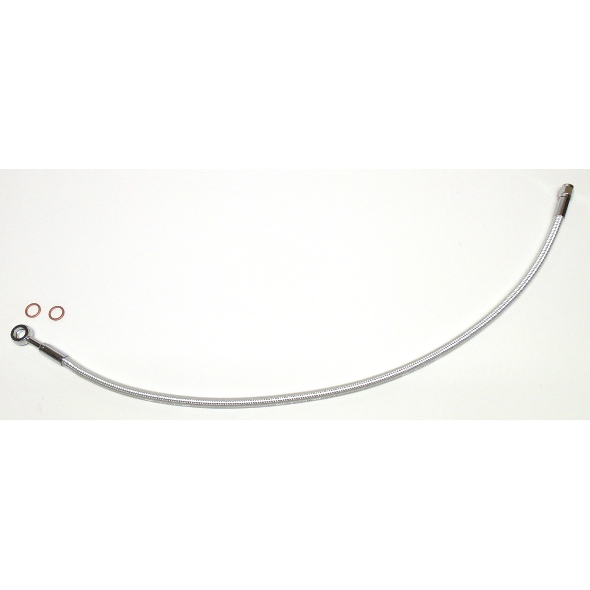 Magnum Shielding #AS37623 - Brake Line - 10 mm-Straight - 23" - Sterling Chromite II