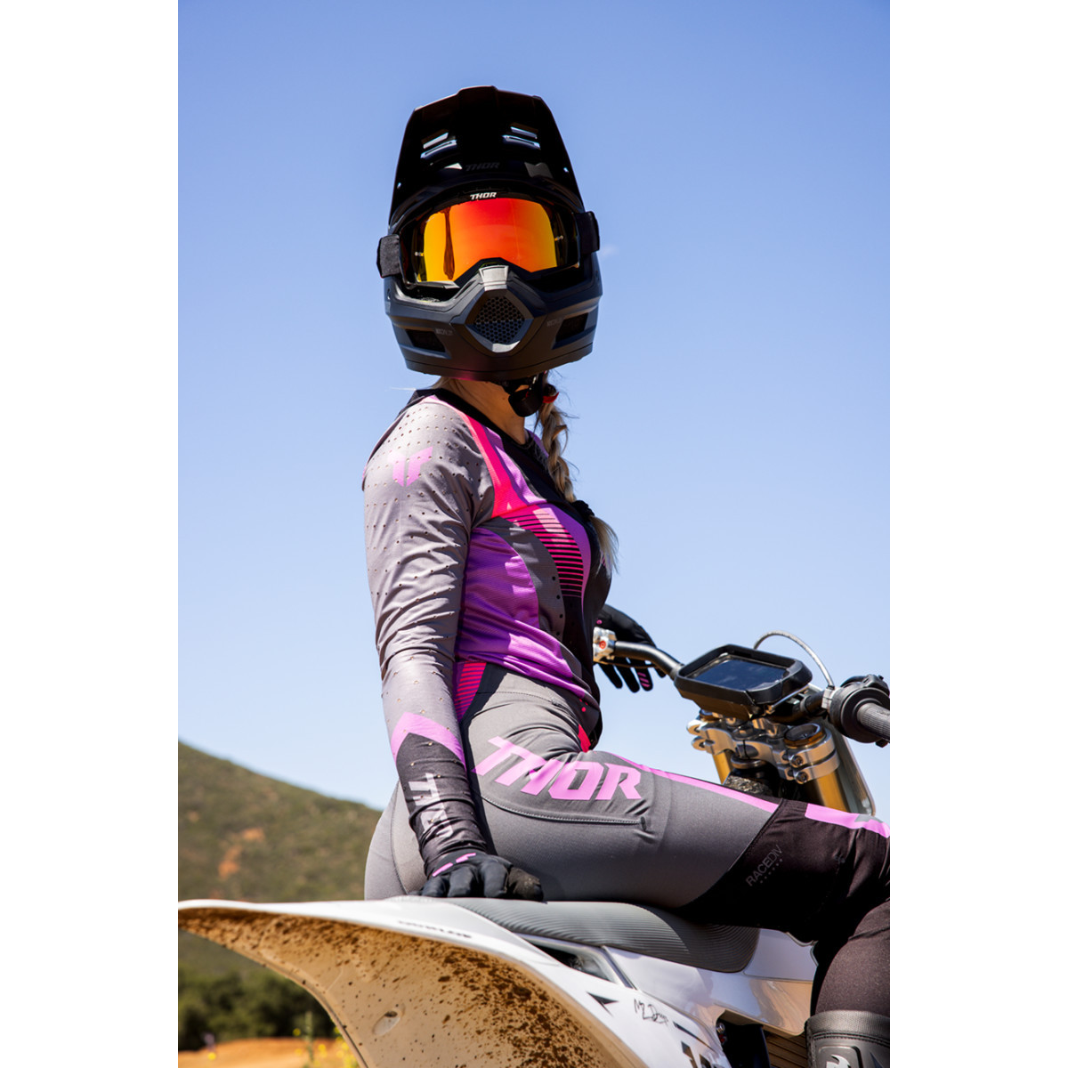 Thor - Women's Sportmode Velocity Pants - Black/Orchid - US 9/10
