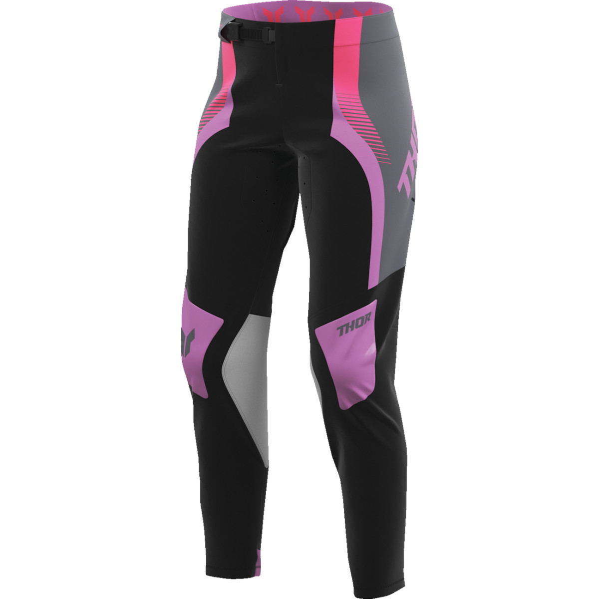 Thor - Women's Sportmode Velocity Pants - Black/Orchid - US 11/12