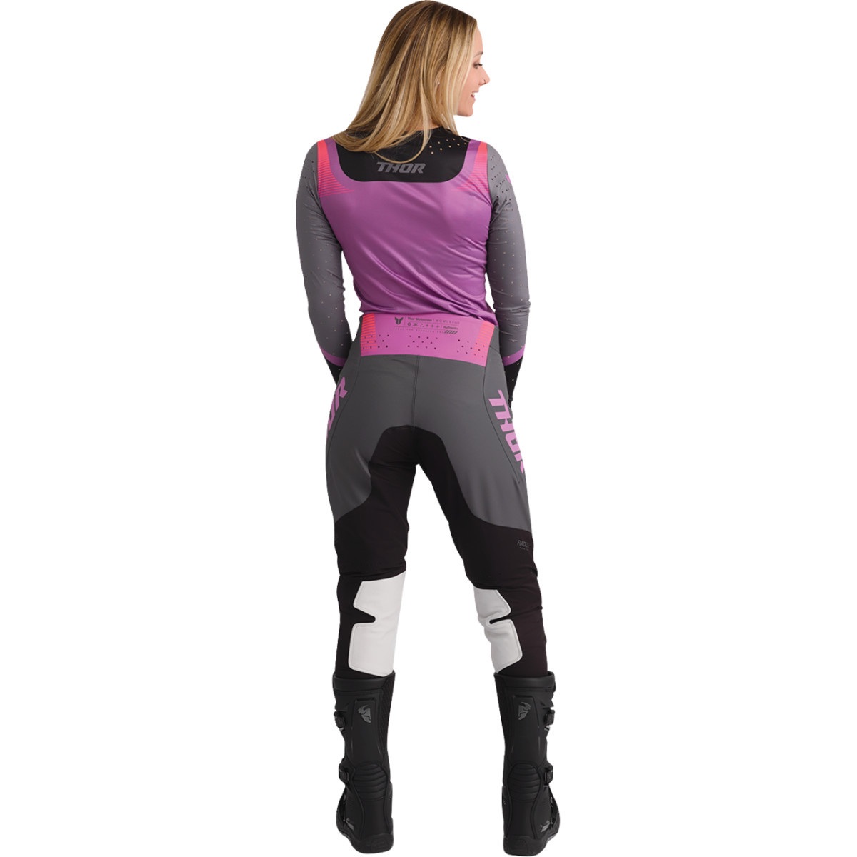 Thor - Women's Sportmode Velocity Pants - Black/Orchid - US 11/12
