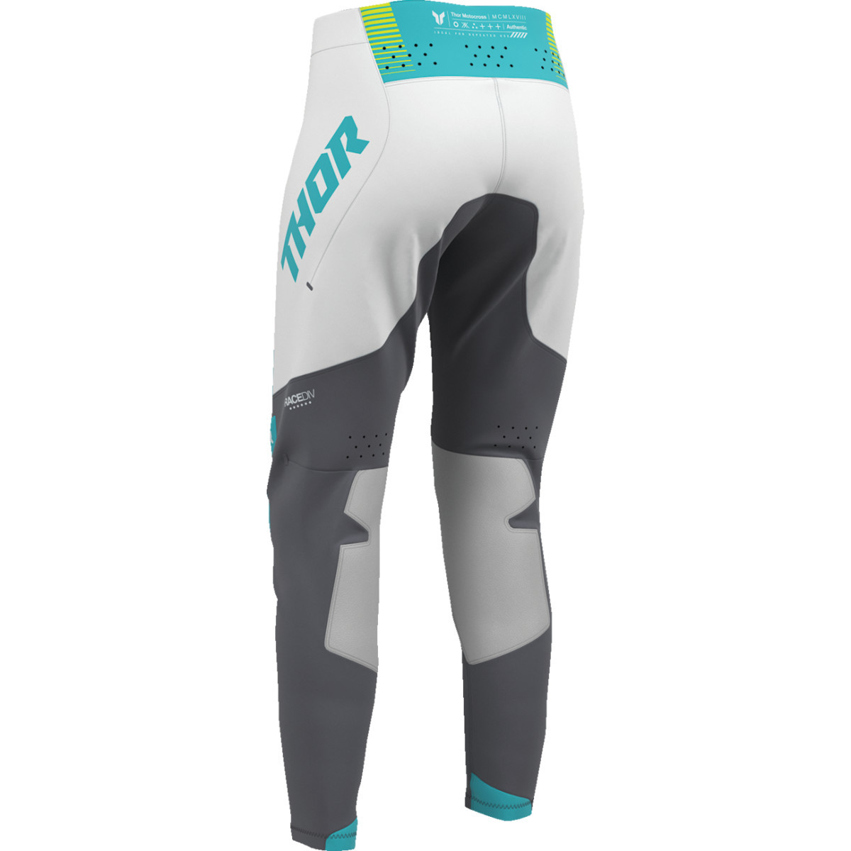 Thor - Women's Sportmode Velocity Pants - Gray/Aqua - US 9/10