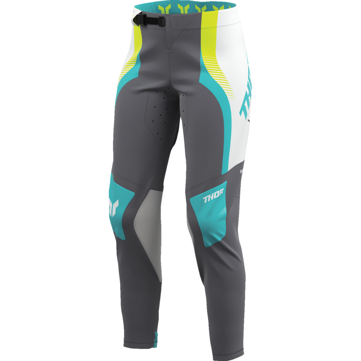 Thor - Women's Sportmode Velocity Pants - Gray/Aqua - US 11/12