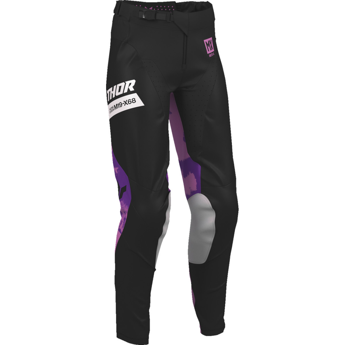 Thor - Women's Launchmode Bleach Pants - Black/Orchid - US 00/0