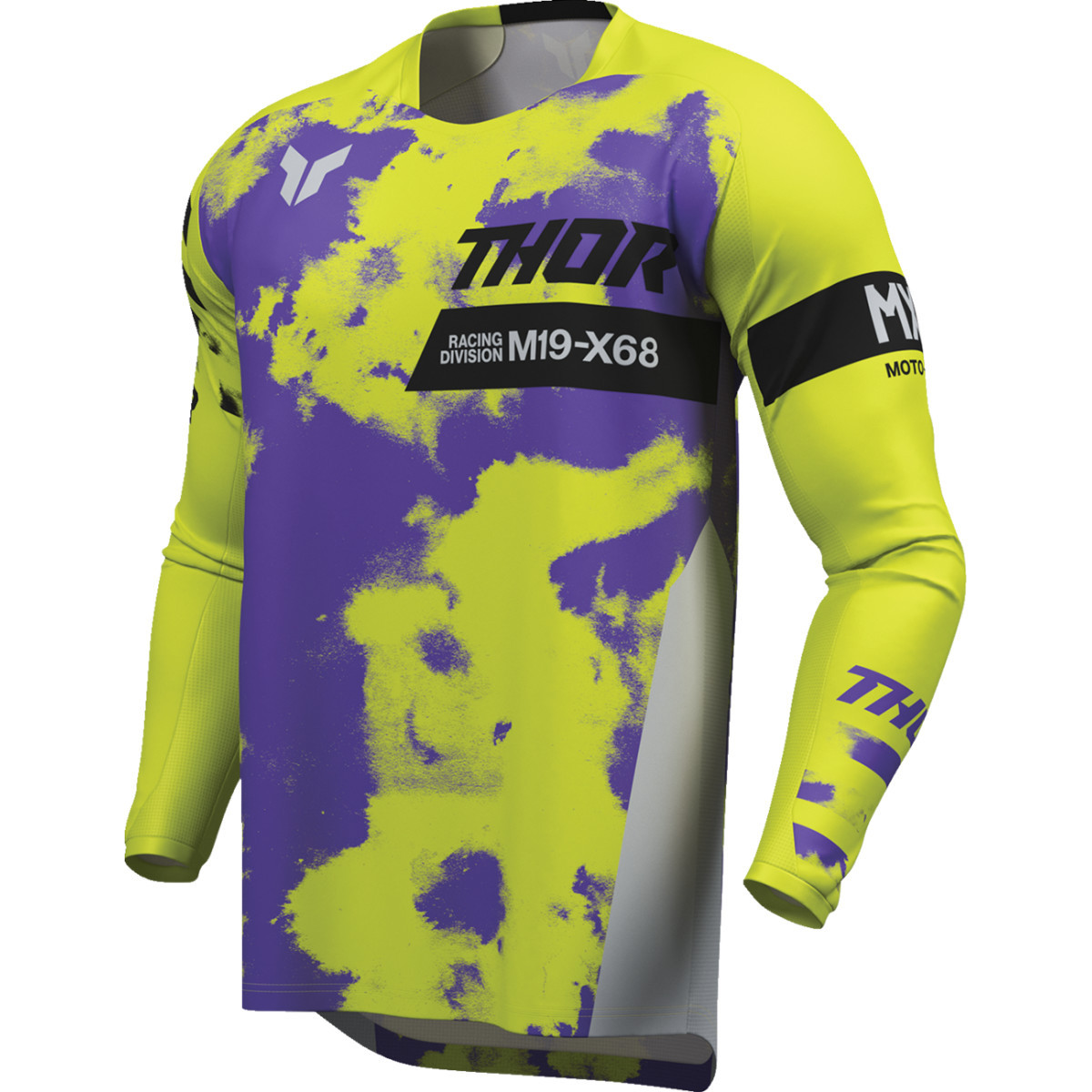 Thor - Launchmode Bleach Jersey - Gray/Acid - Medium