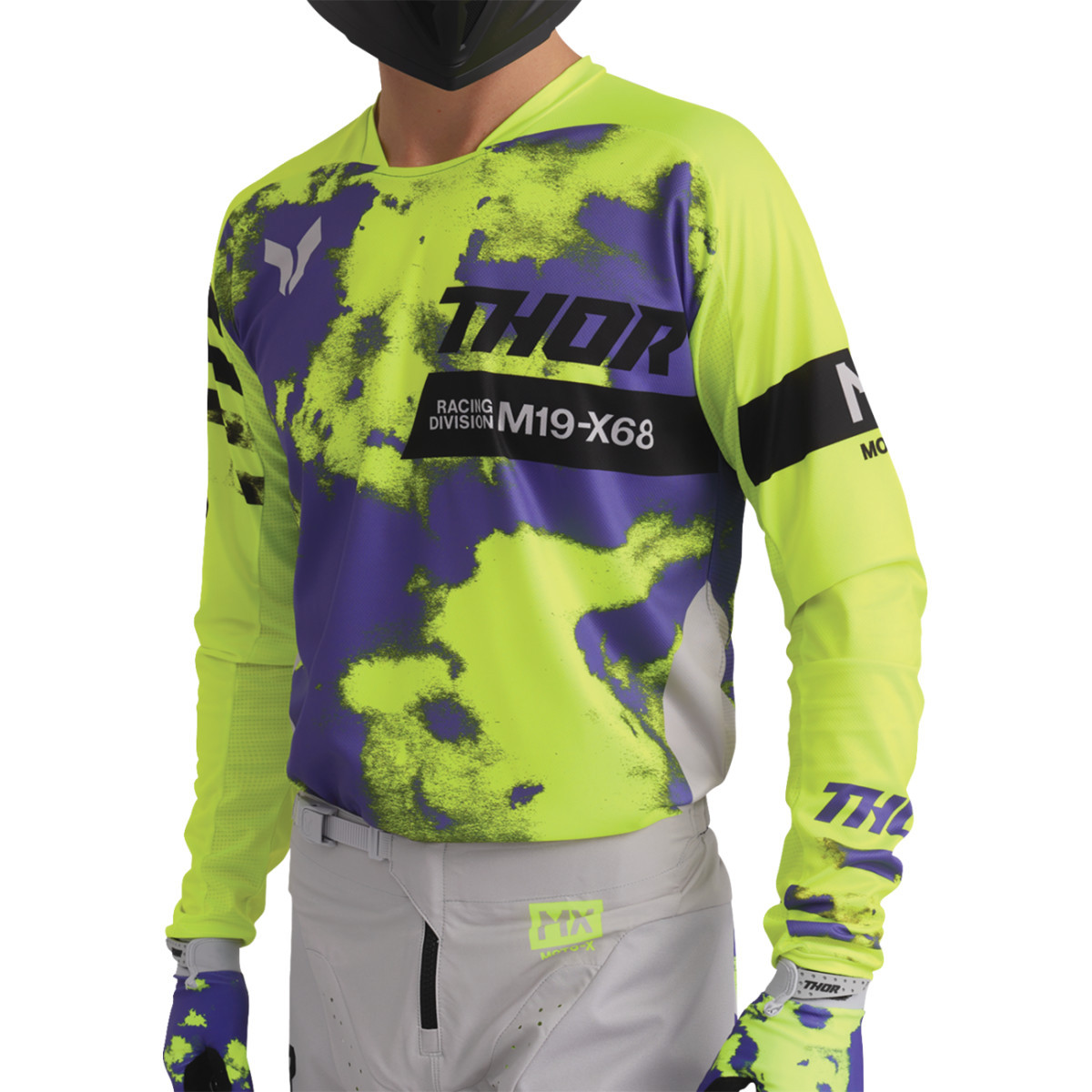 Thor - Launchmode Bleach Jersey - Gray/Acid - XL
