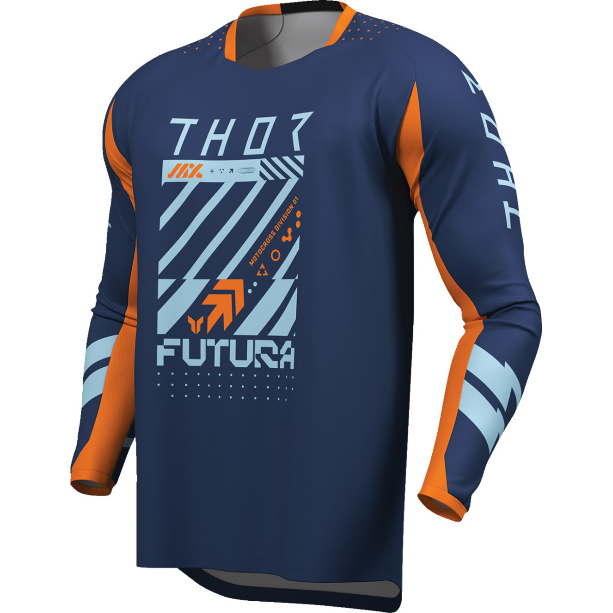 Thor - Launchmode Futura Jersey - Navy/Orange - Small