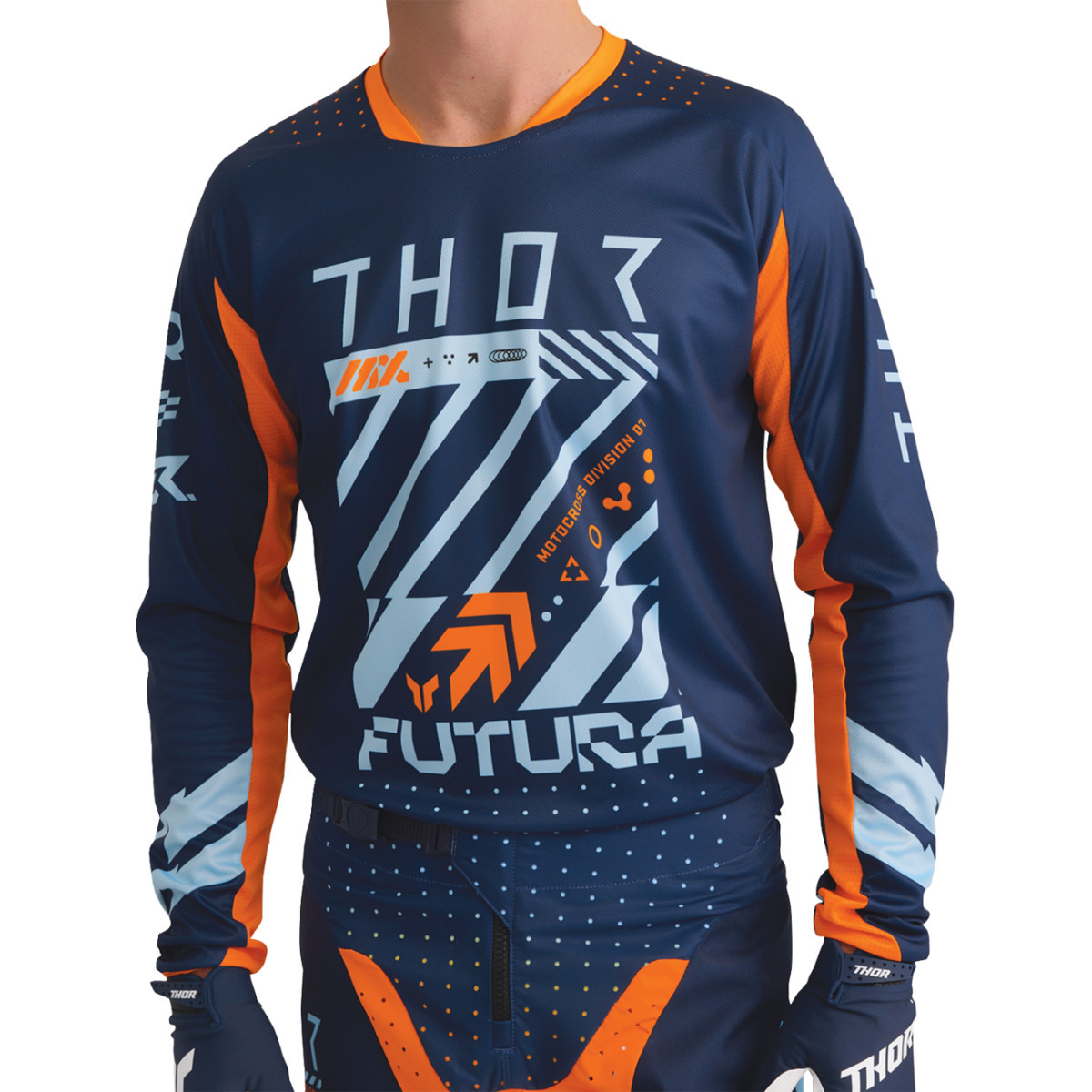 Thor - Launchmode Futura Jersey - Navy/Orange - Small