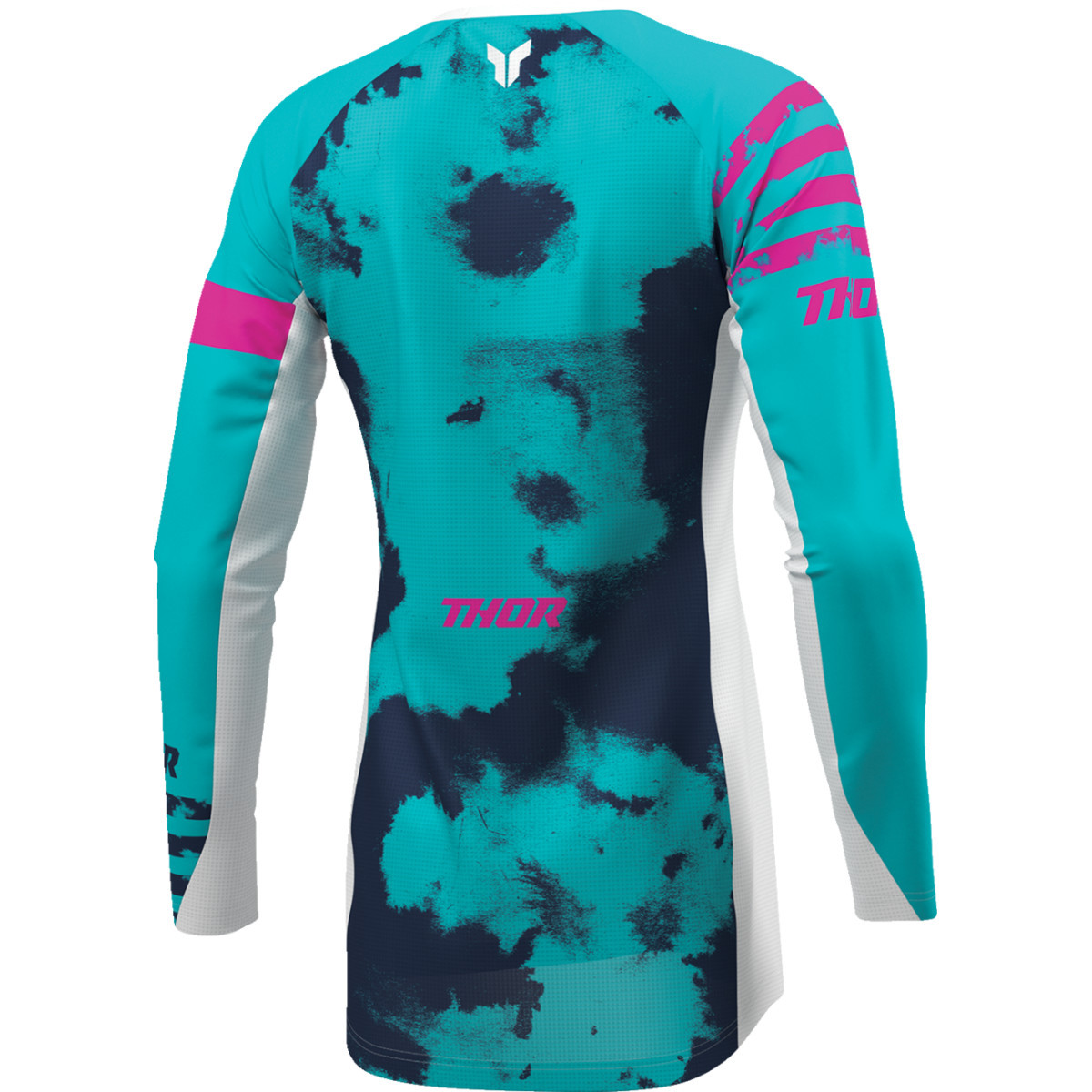 Thor - Women's Launchmode Bleach Jersey - White/Aqua - XS