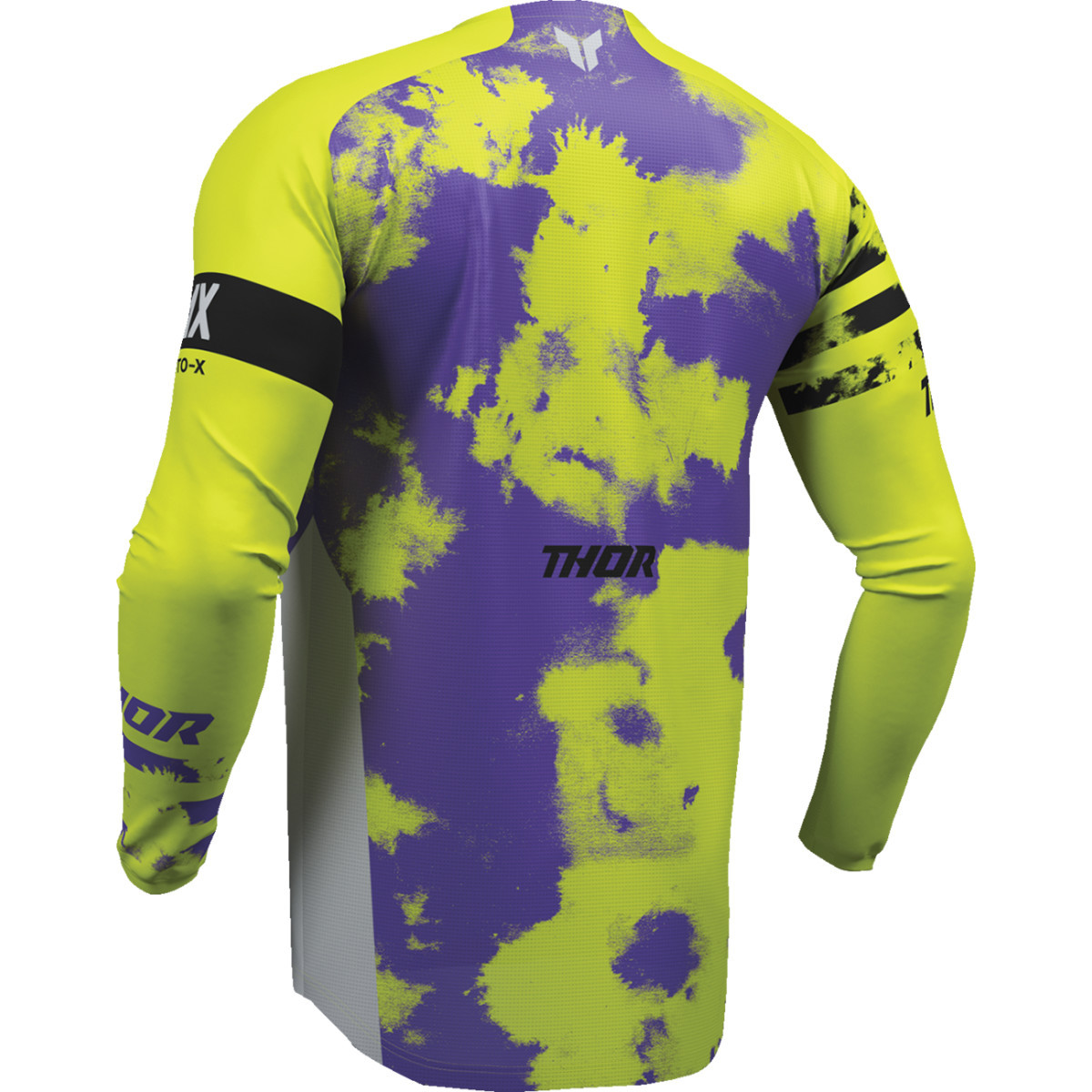 Thor - Youth Launchmode Bleach Jersey - Gray/Acid - 2XS