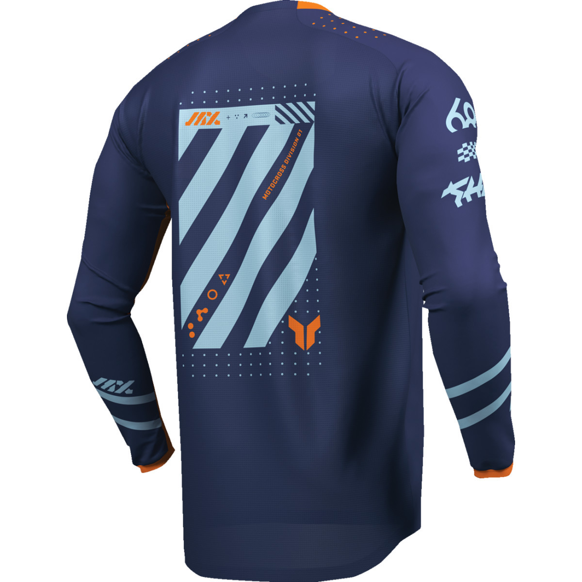 Thor - Youth Launchmode Futura Jersey - Navy/Orange - Small
