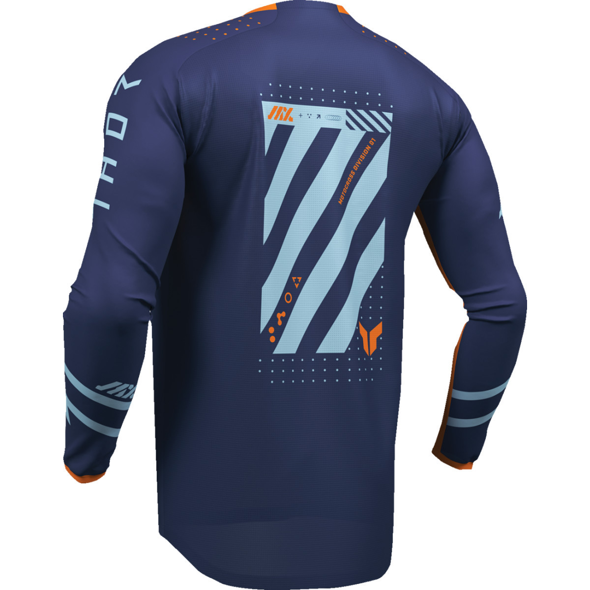 Thor - Youth Launchmode Futura Jersey - Navy/Orange - Large
