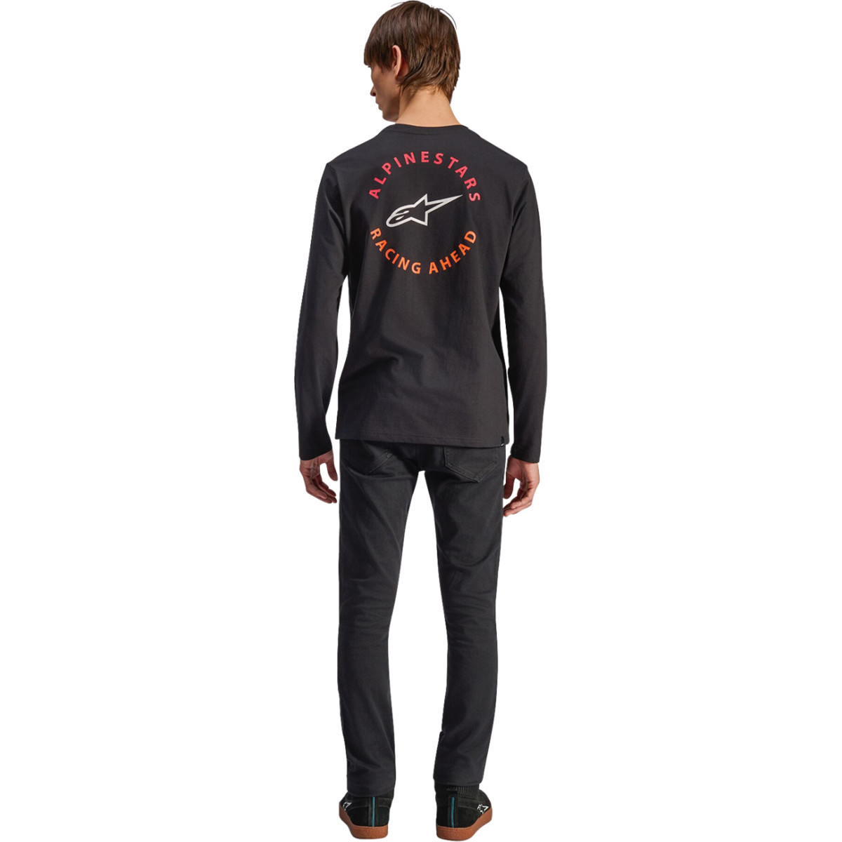 Alpinestars #1235-74105-10-M - True Long-Sleeve CSF T-Shirt - Black - Medium