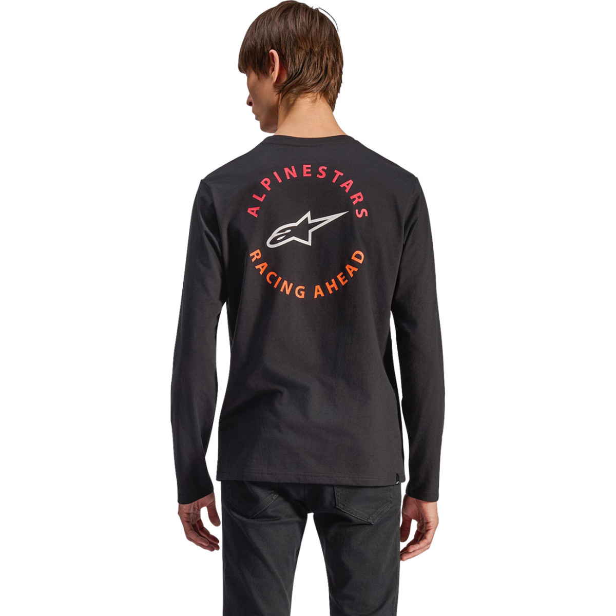 Alpinestars #1235-74105-10-M - True Long-Sleeve CSF T-Shirt - Black - Medium