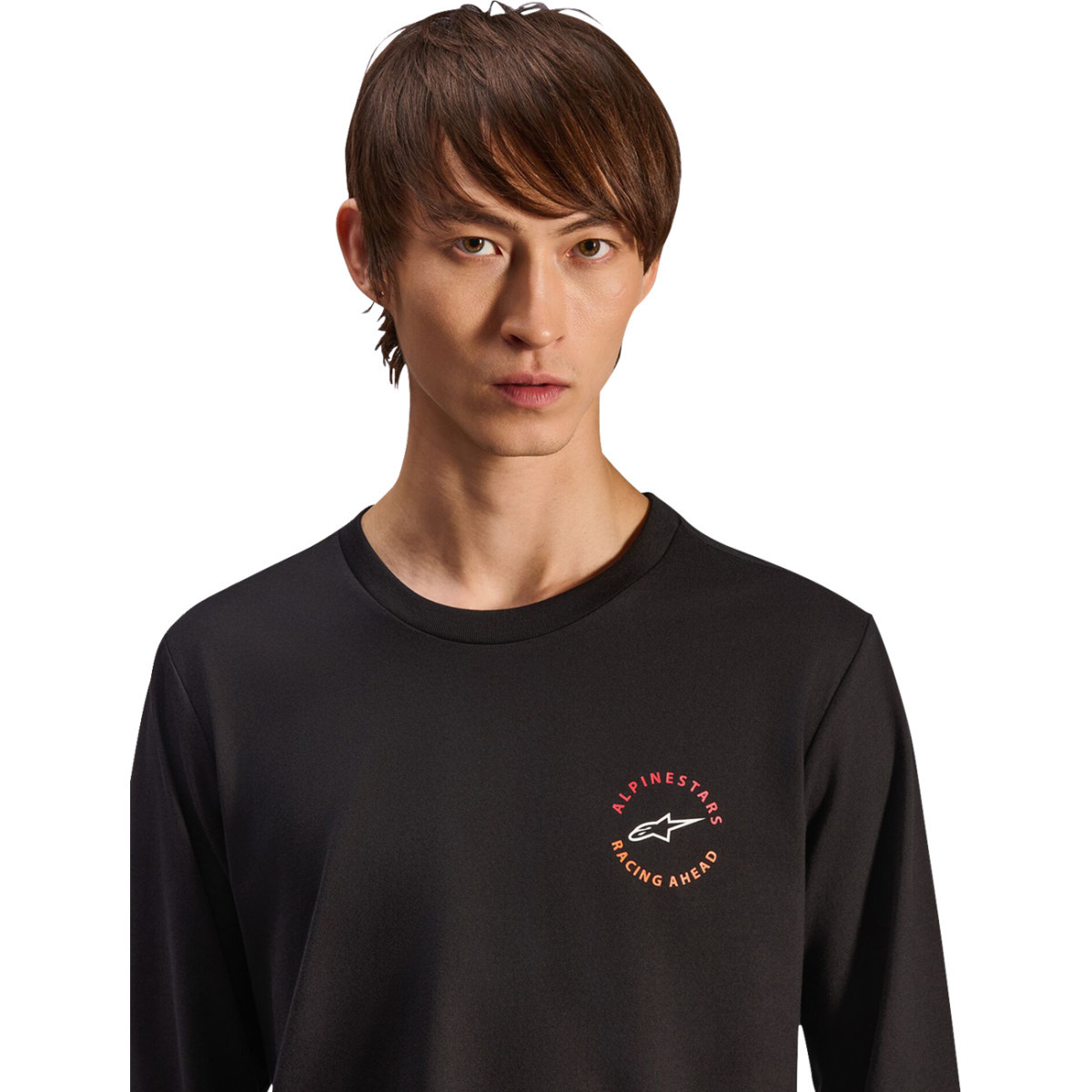 Alpinestars #1235-74105-10-2XL - True Long-Sleeve CSF T-Shirt - Black - 2XL