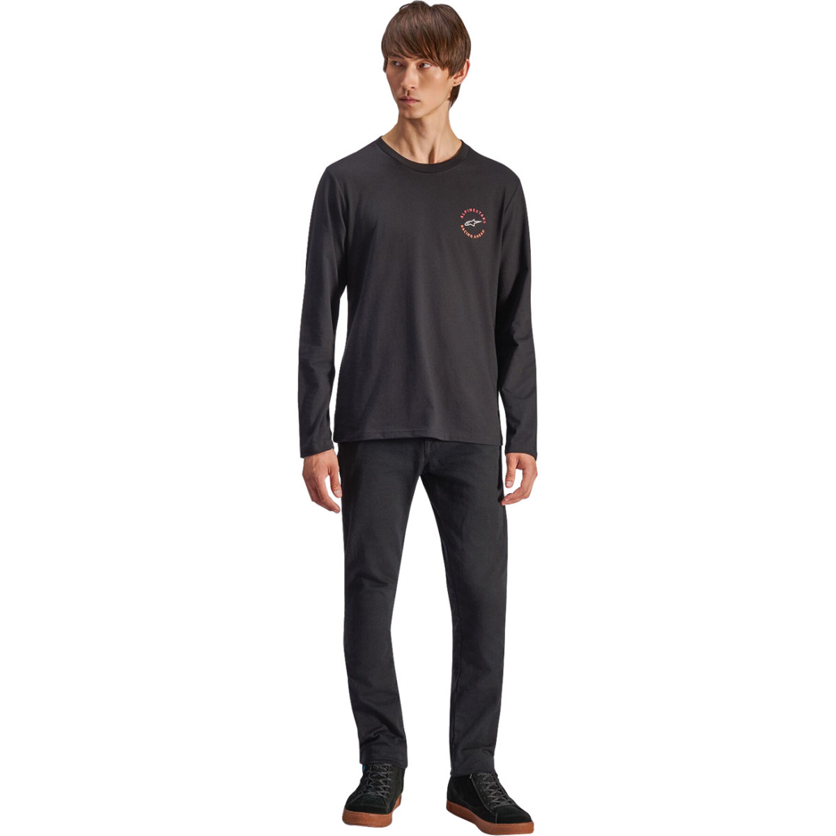 Alpinestars #1235-74105-10-2XL - True Long-Sleeve CSF T-Shirt - Black - 2XL
