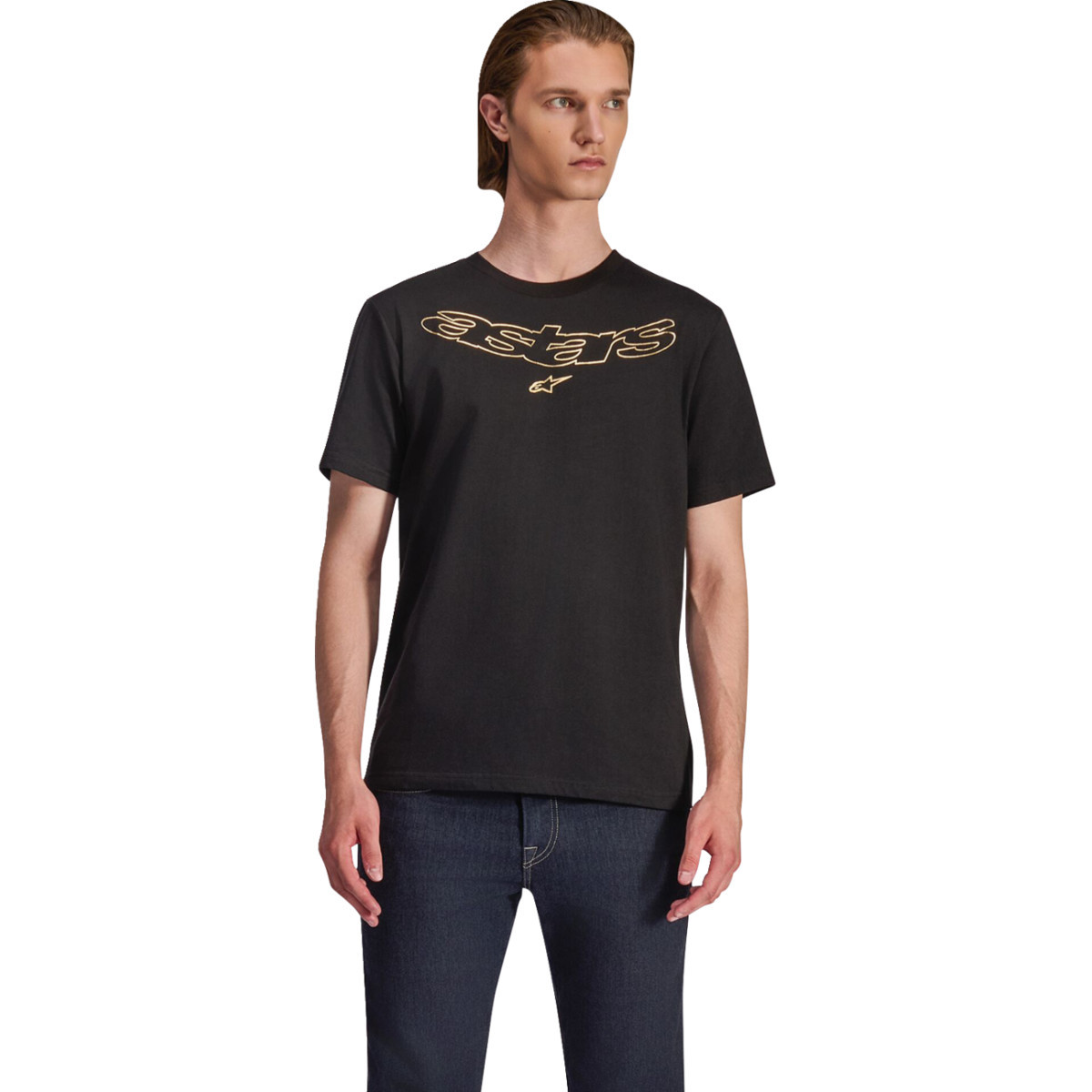Alpinestars #1215-72500-10-L - Luxo CSF T-Shirt - Black - Large