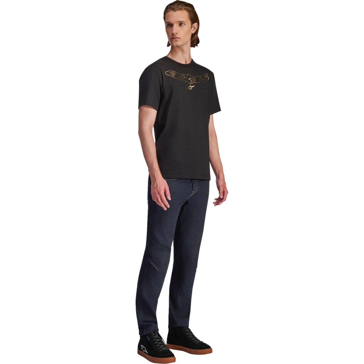 Alpinestars #1215-72500-10-L - Luxo CSF T-Shirt - Black - Large