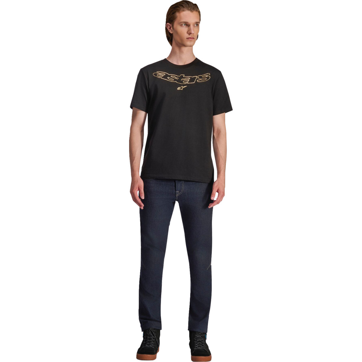Alpinestars #1215-72500-10-2XL - Luxo CSF T-Shirt - Black - 2XL