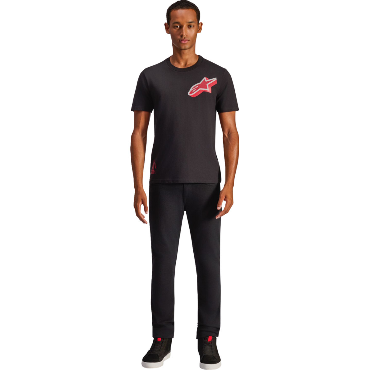 Alpinestars #1235-72320-10-L - Shaded CSF T-Shirt - Black - Large