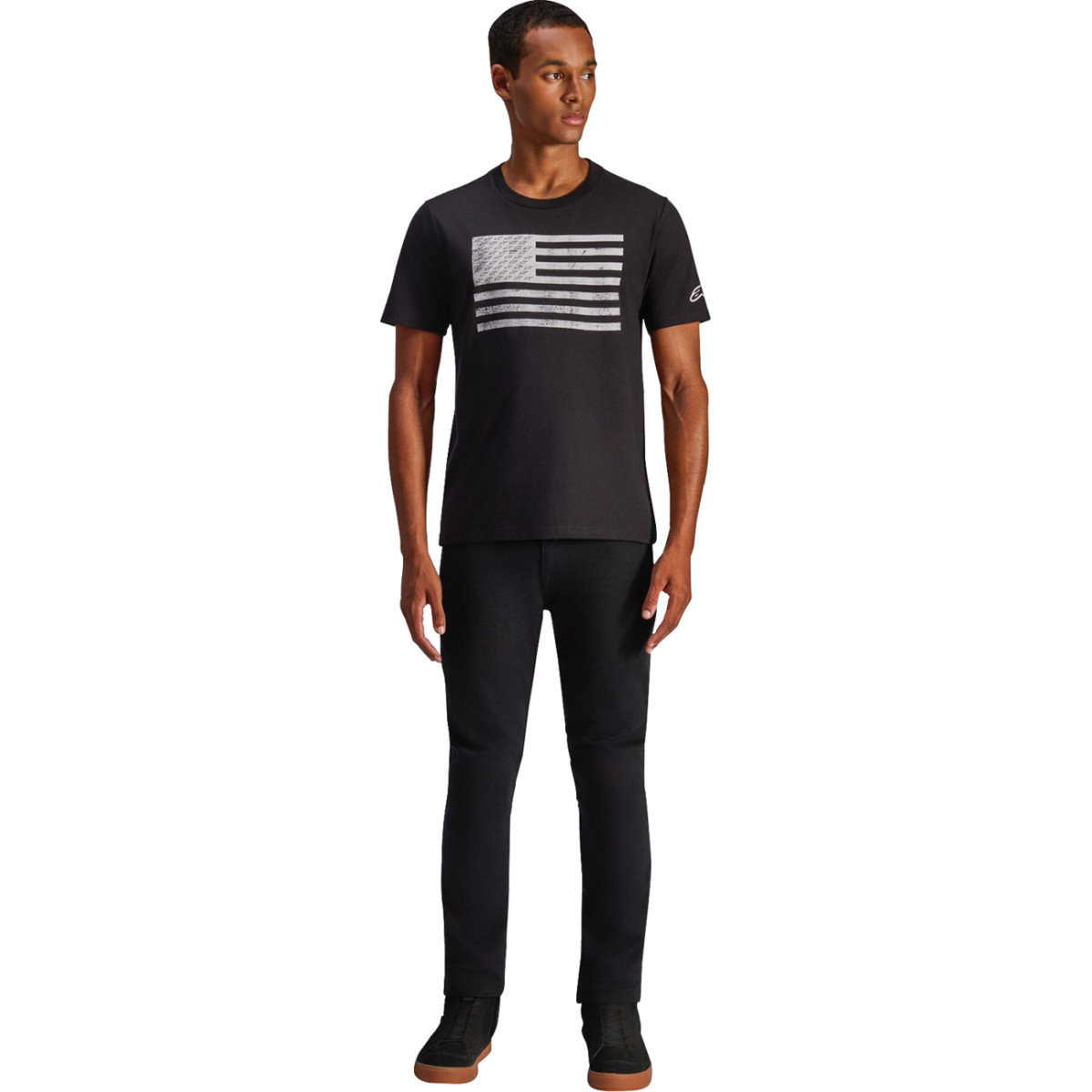 Alpinestars #1235-72360-10-M - Wavings CSF T-Shirt - Black - Medium
