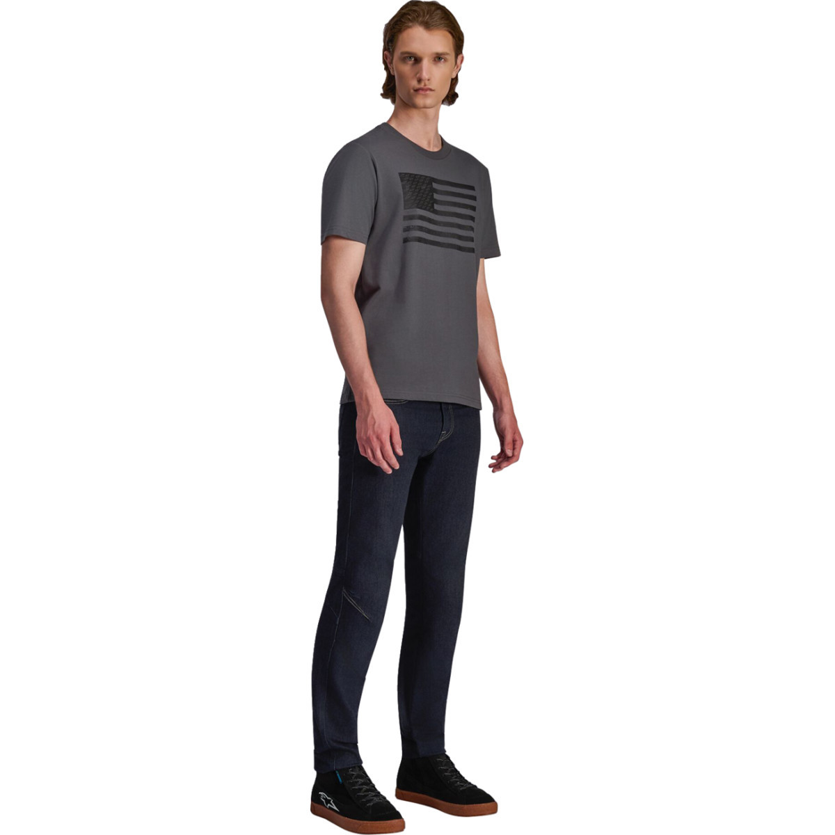 Alpinestars #1235-72360-18-M - Wavings CSF T-Shirt - Charcoal - Medium