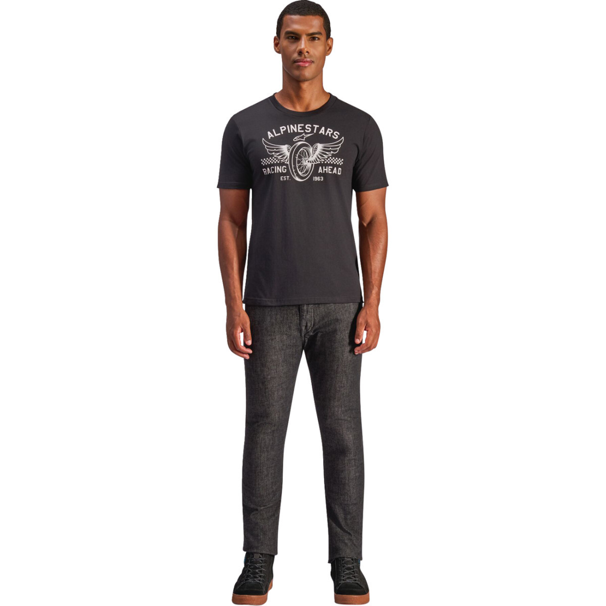 Alpinestars #1235-72355-10-XL - Heritage Patch CSF T-Shirt - Black - XL