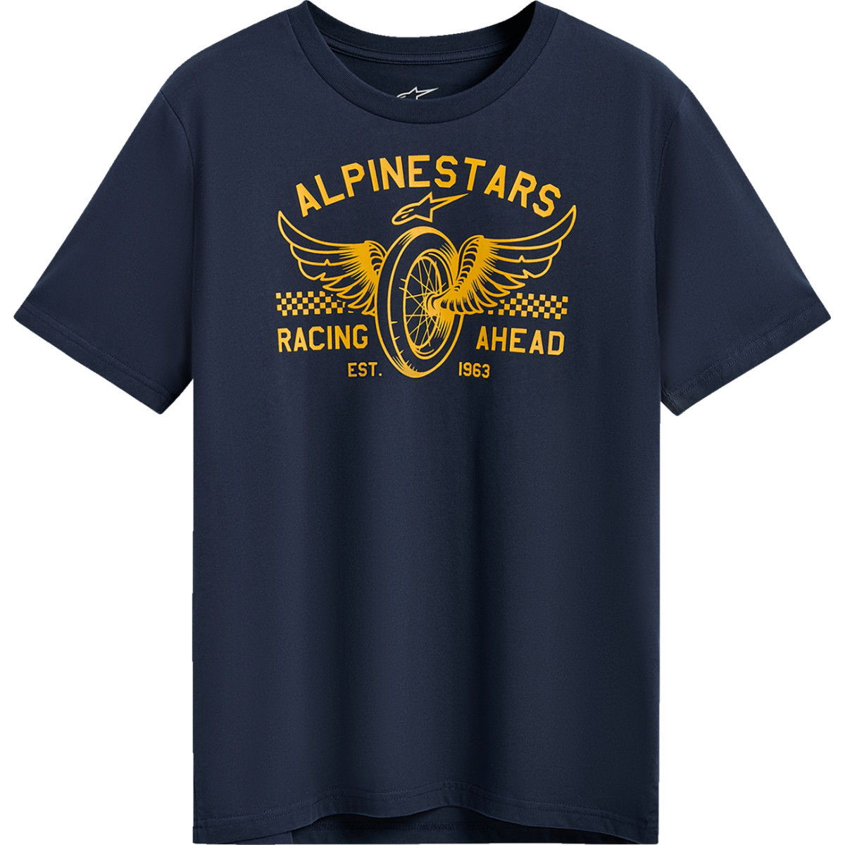 Alpinestars #1235-72355-70-L - Heritage Patch CSF T-Shirt - Navy - Large