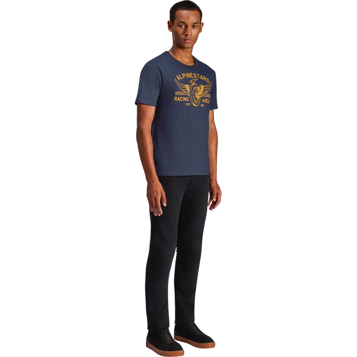 Alpinestars #1235-72355-70-XL - Heritage Patch CSF T-Shirt - Navy - XL