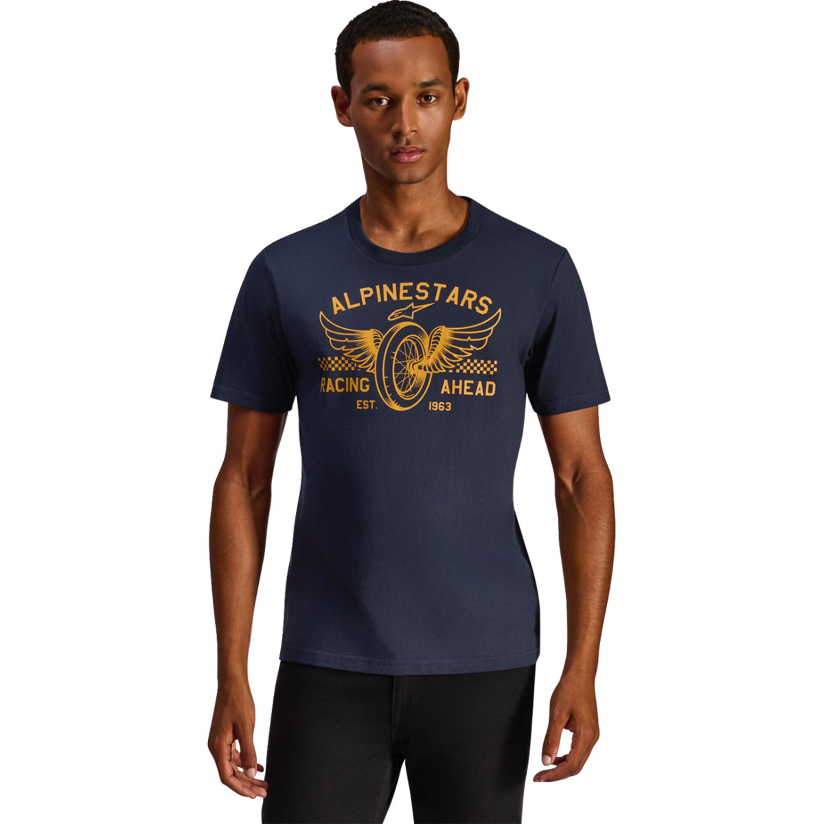 Alpinestars #1235-72355-70-2X - Heritage Patch CSF T-Shirt - Navy - 2XL