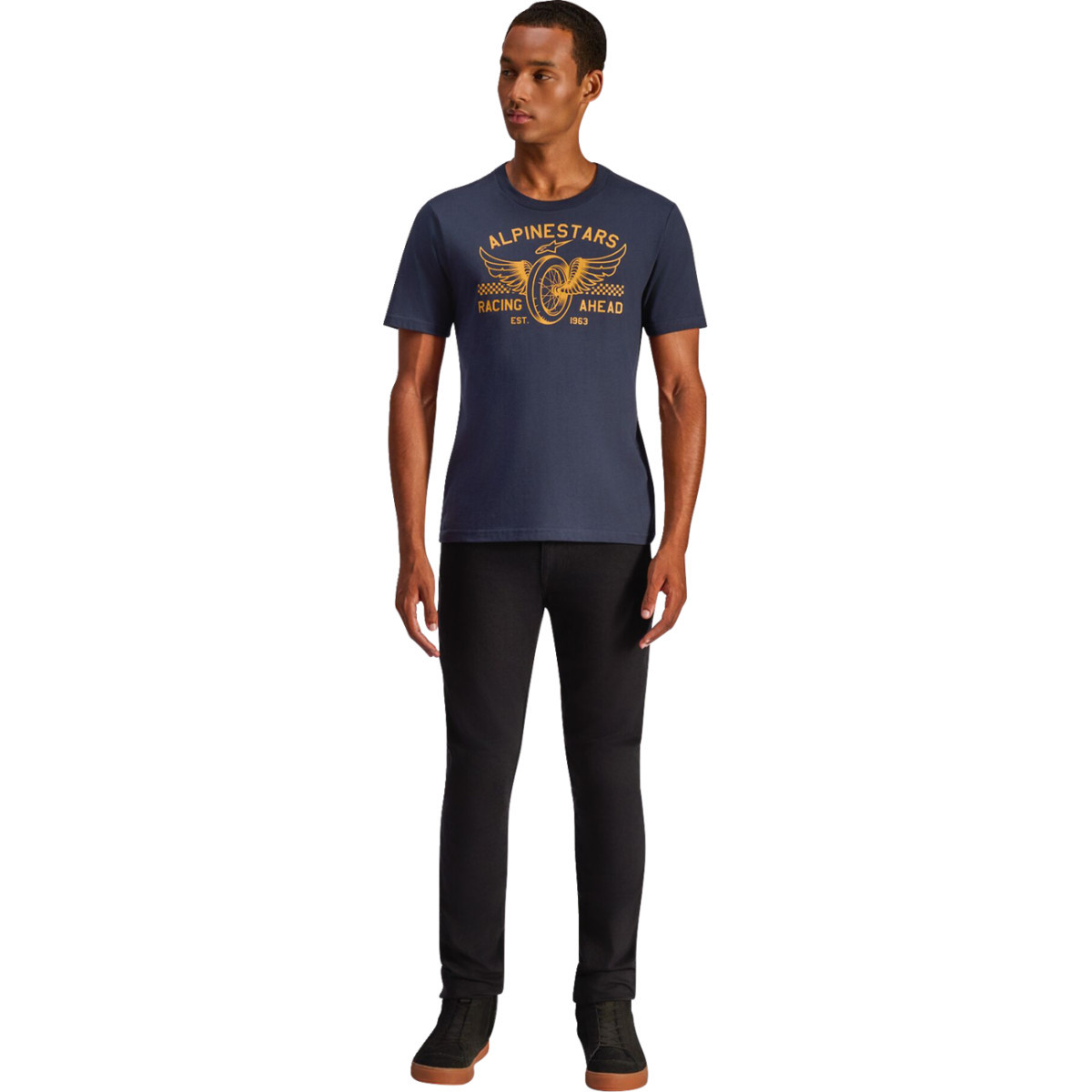 Alpinestars #1235-72355-70-2X - Heritage Patch CSF T-Shirt - Navy - 2XL