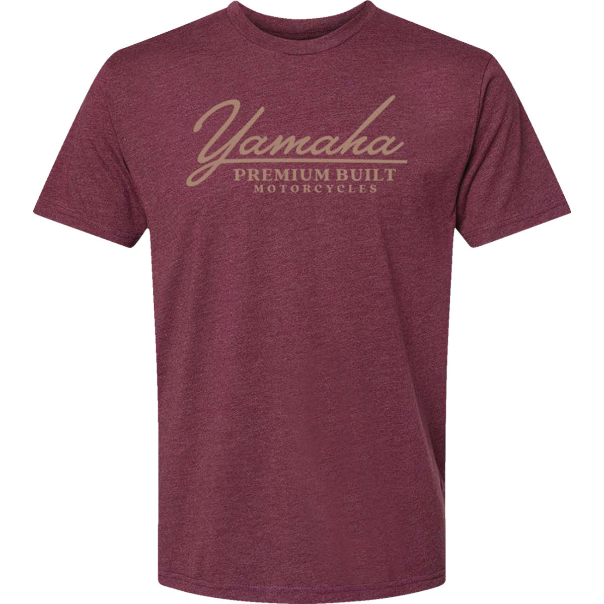 Yamaha Apparel #LEM25S-M39-2X - Yamaha Racing Premium Built T-Shirt - Maroon - 2XL