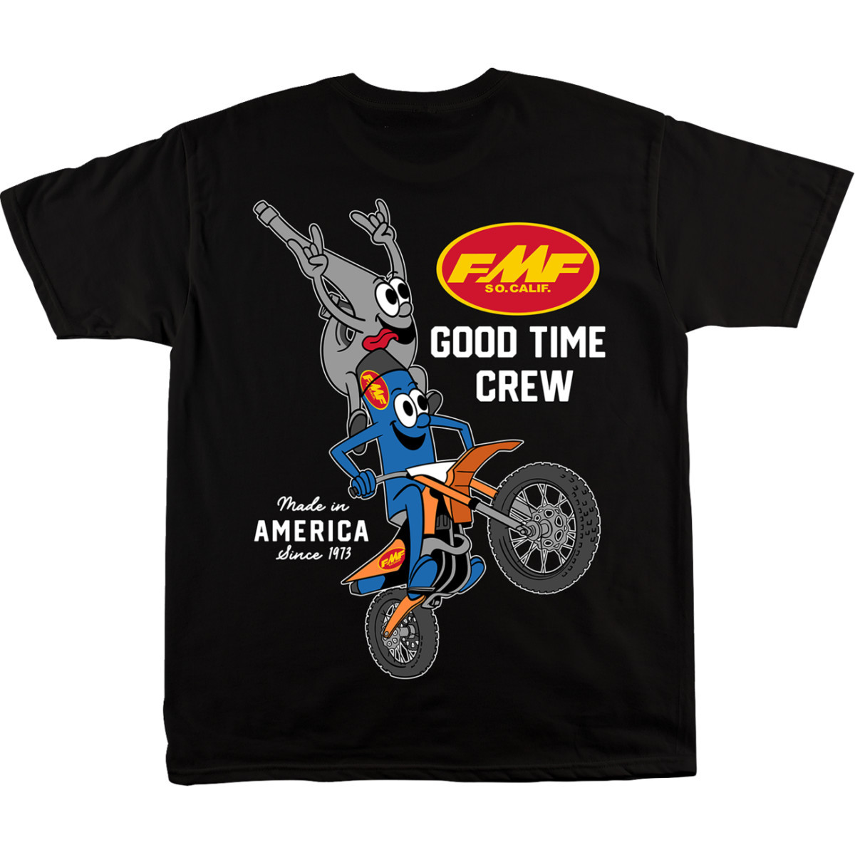 FMF #SU25118902BLKLG - Good Time Crew T-Shirt - Black - Large