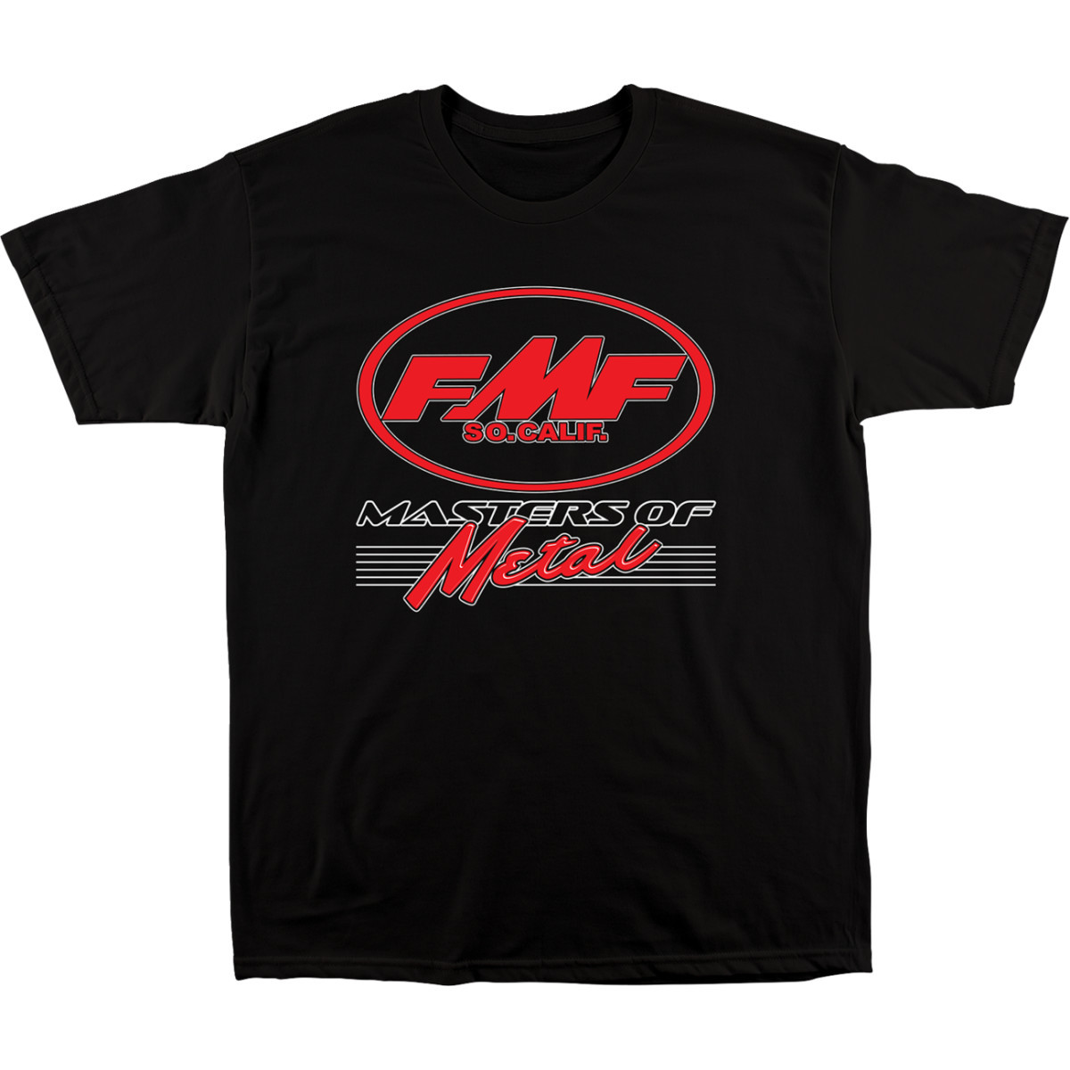 FMF #SU25118907BLK2X - Crash T-Shirt - Black - 2XL