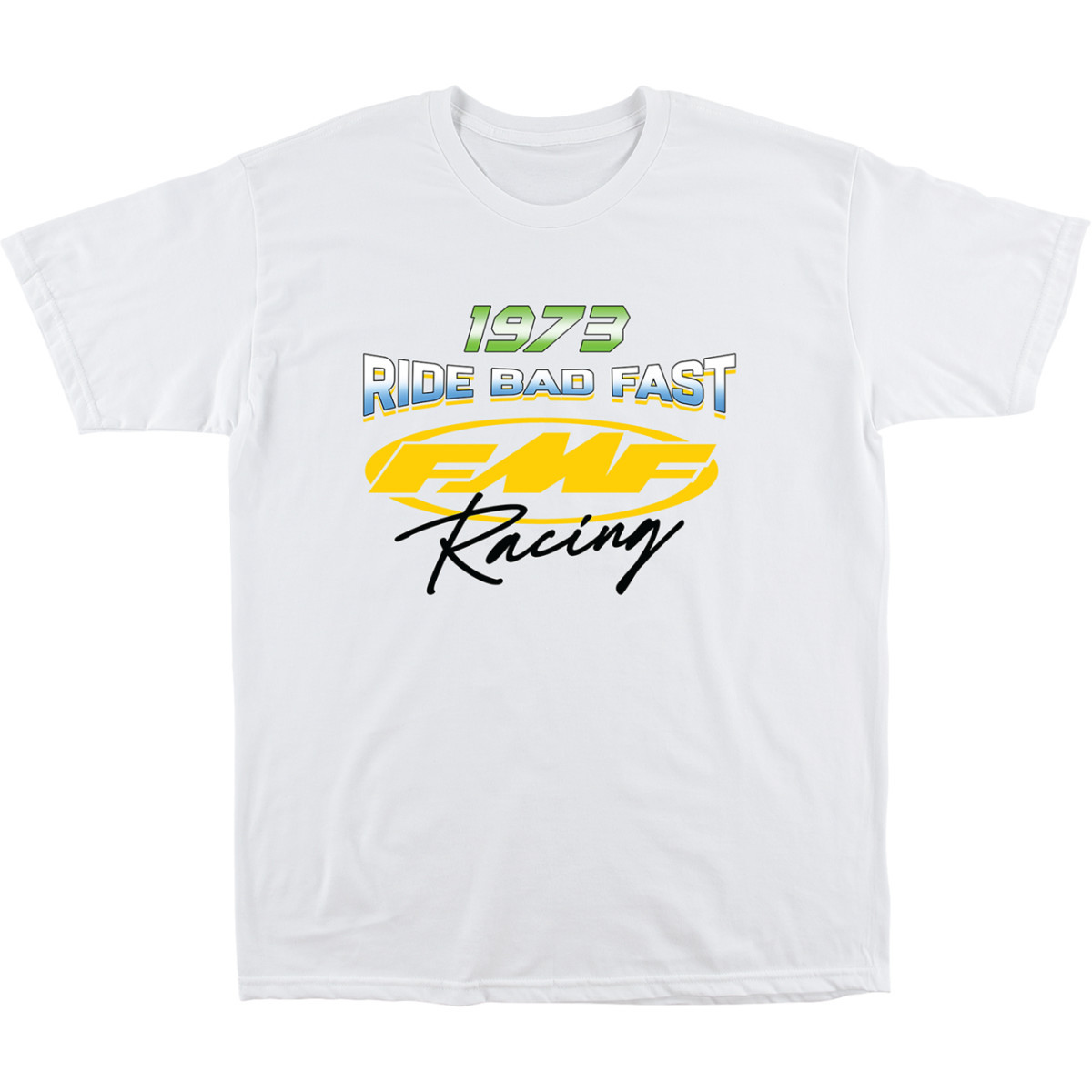 FMF #SU25118908WHTLG - Photo Finish T-Shirt - White - Large