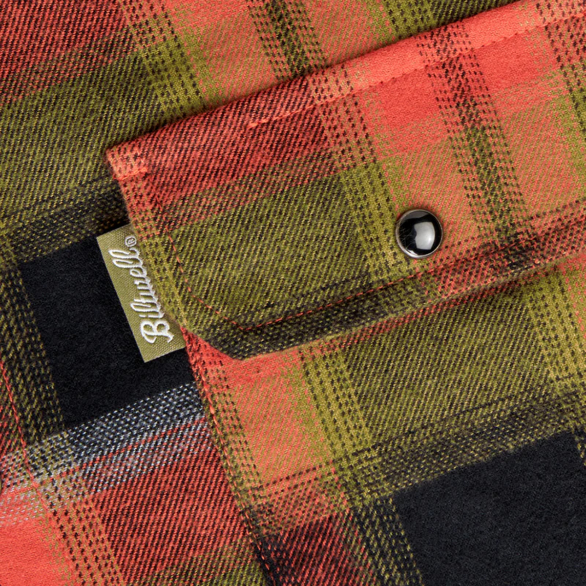 Biltwell #8128-125-005 - HI Test Flannel Shirt - Rust - XL