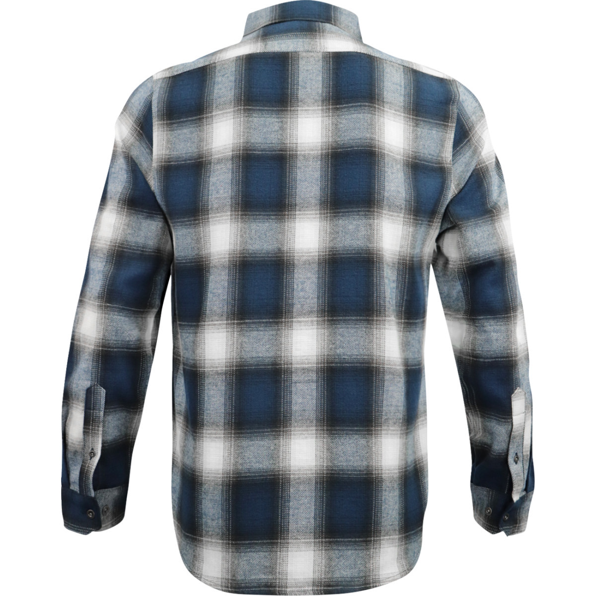Throttle Threads #PSU39ST61BLXR - Parts Unlimited Flannel 25 Shirt - Blue/Black - XL
