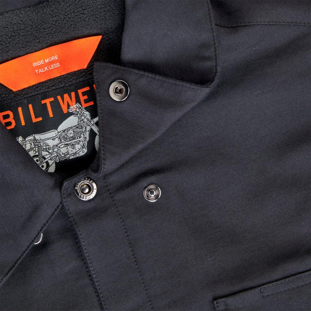 Biltwell #8129-121-003 - El Dorado Shirtjack - Black - Medium