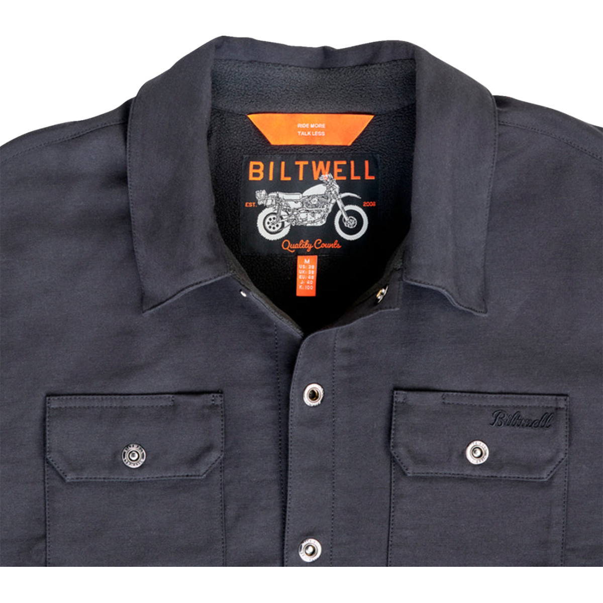 Biltwell #8129-121-003 - El Dorado Shirtjack - Black - Medium