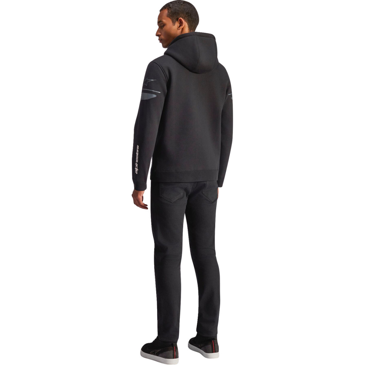 Alpinestars #1235-53200-1018-M - Esemex Zip Hoodie - Black/Charcoal - Medium