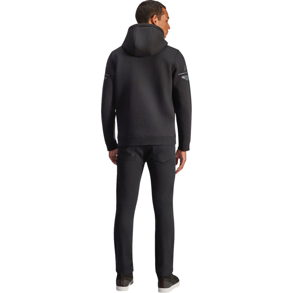 Alpinestars #1235-53200-1018-2XL - Esemex Zip Hoodie - Black/Charcoal - 2XL