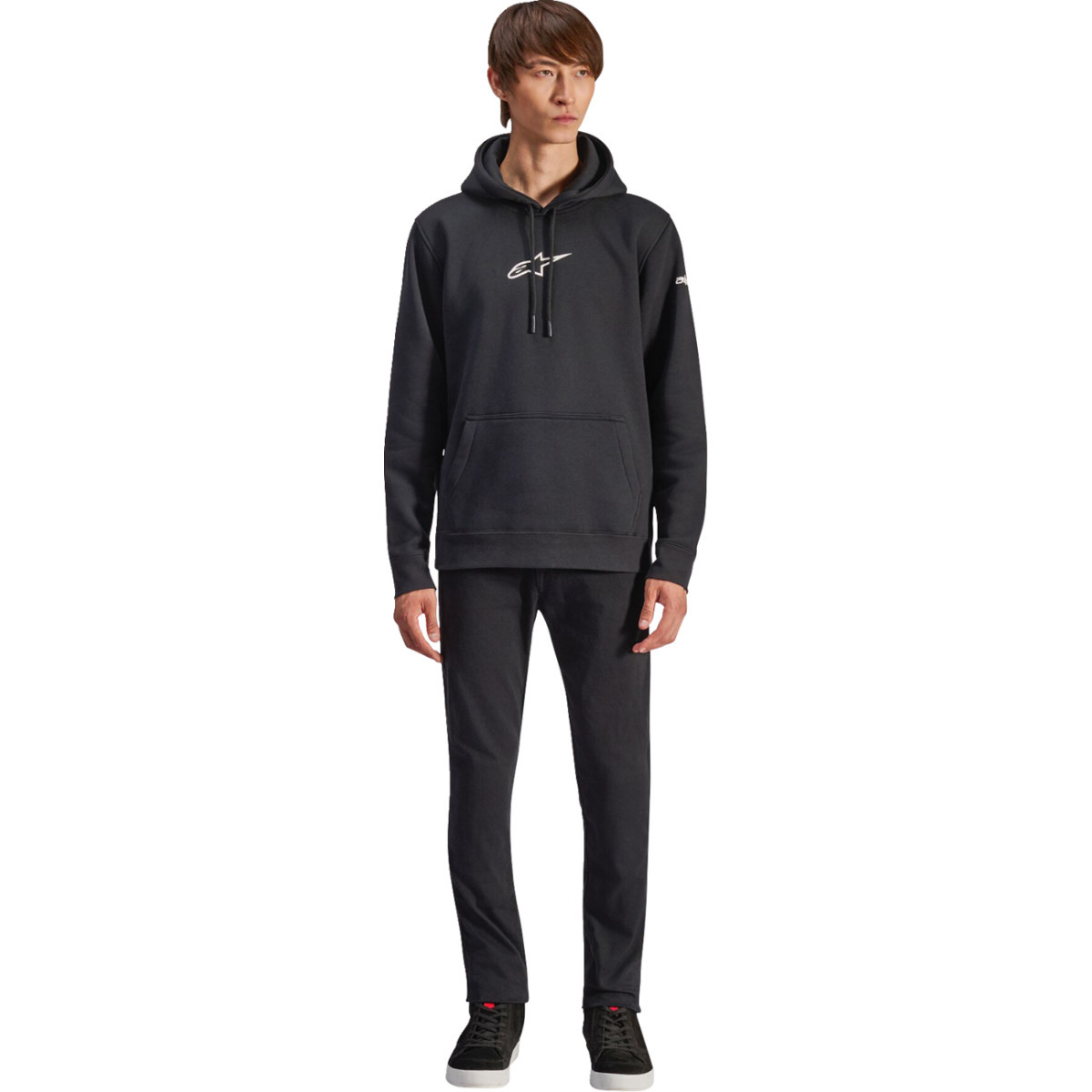 Alpinestars #1235-51610-10-M - Frontal Pullover Hoodie - Black - Medium