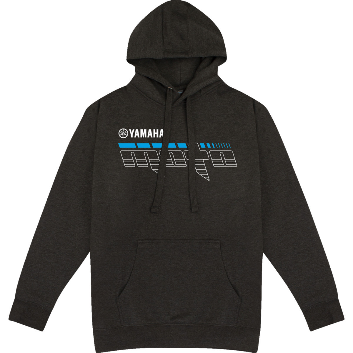 Yamaha Apparel #LEM25S-M35-L - Yamaha Racing Moto Hoodie - Black - Large