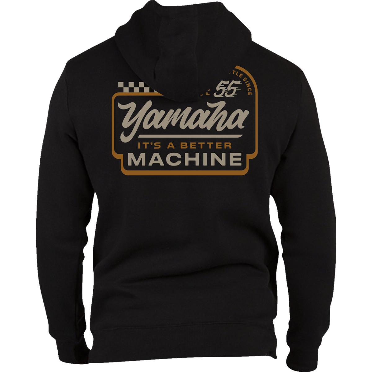 Yamaha Apparel #LEM25S-M40-L - Yamaha It's A Better Machine Hoodie - Black - Large